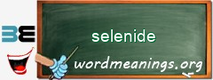 WordMeaning blackboard for selenide